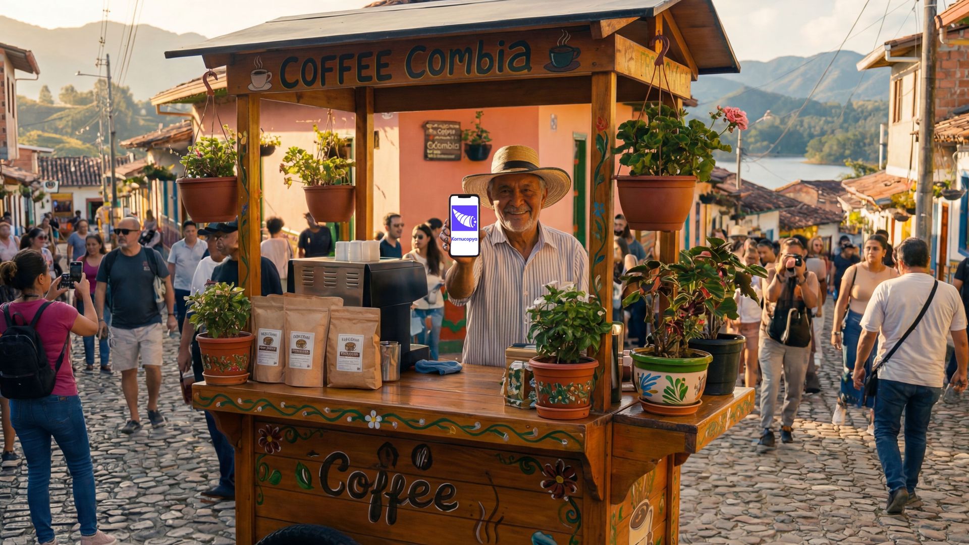 Colombian micro-entrepreneur