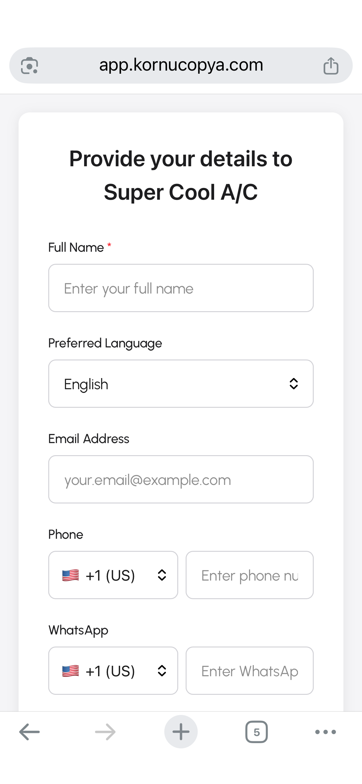 Public Lead Form